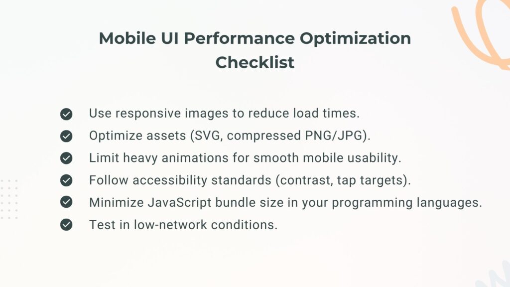 Mobile UI Performance 