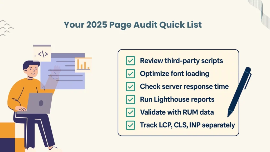 Page Audit Checklist