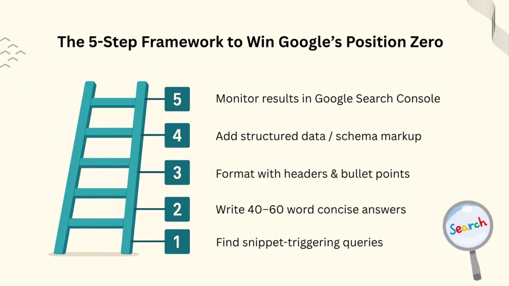 Step-by-Step Framework to Earn Position Zero